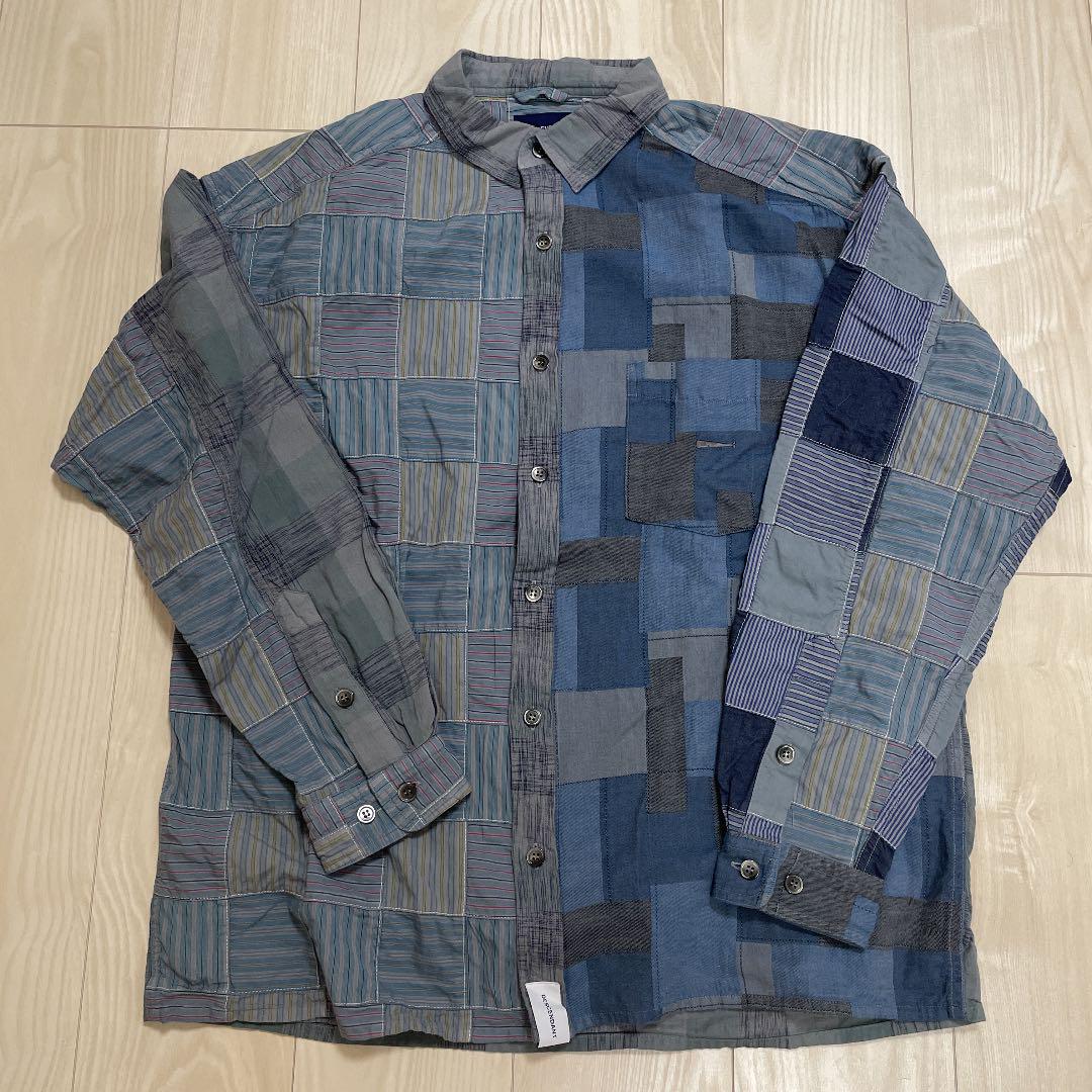 低価お得 DCDT DISTRIBUTION PATCHWORK LS SHIRT WkzK3-m49225646456 得価超激得