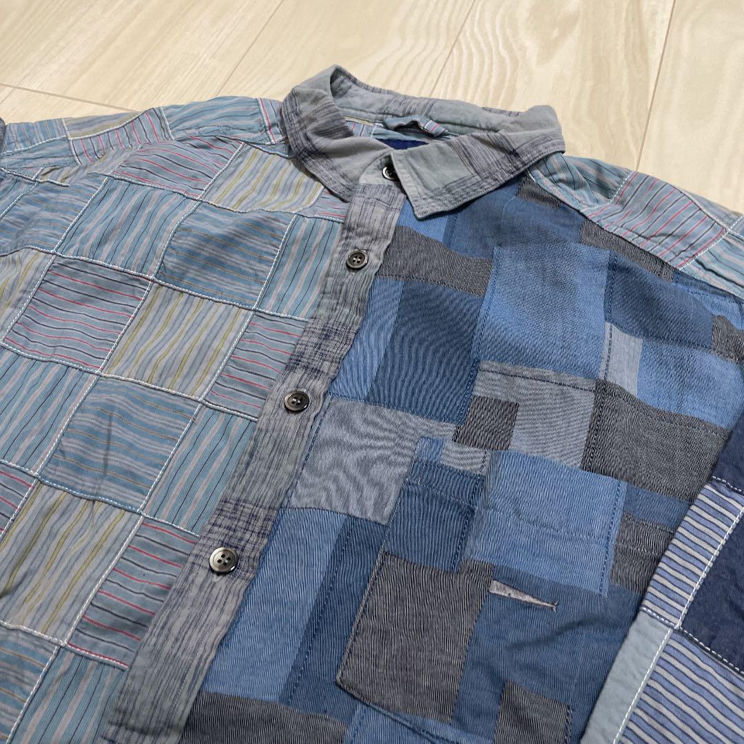 低価お得 DCDT DISTRIBUTION PATCHWORK LS SHIRT WkzK3-m49225646456 得価超激得