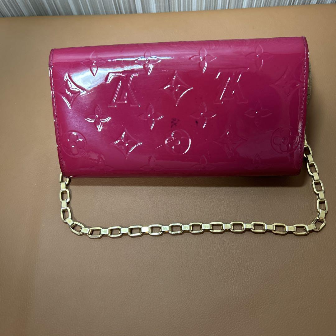 ポルトフォイユサラチェーンウォレット ヴェルニ 長財布