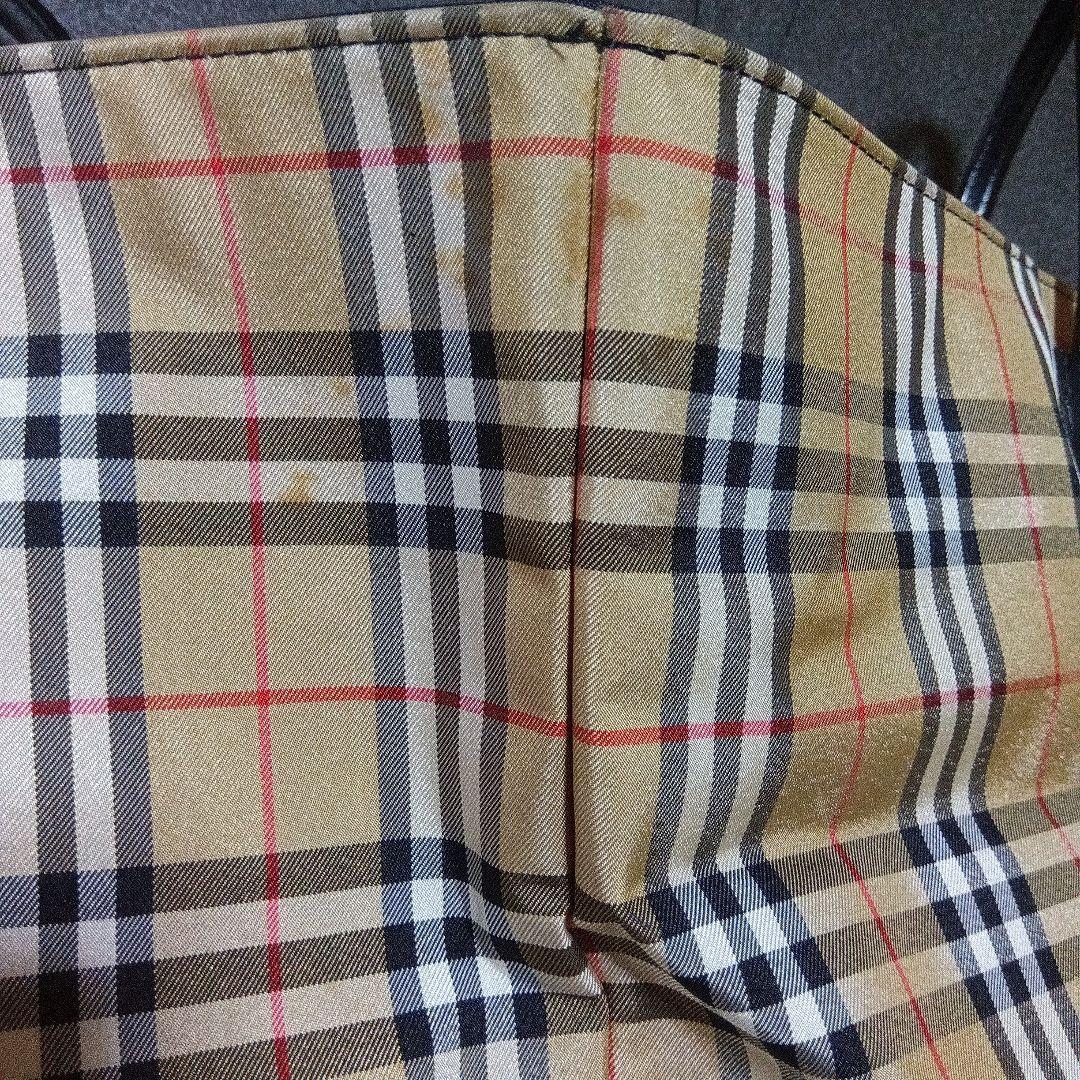 ✨️ BURBERRY バーバリー ノバチェック柄 トートバッグ 舟型バッグ