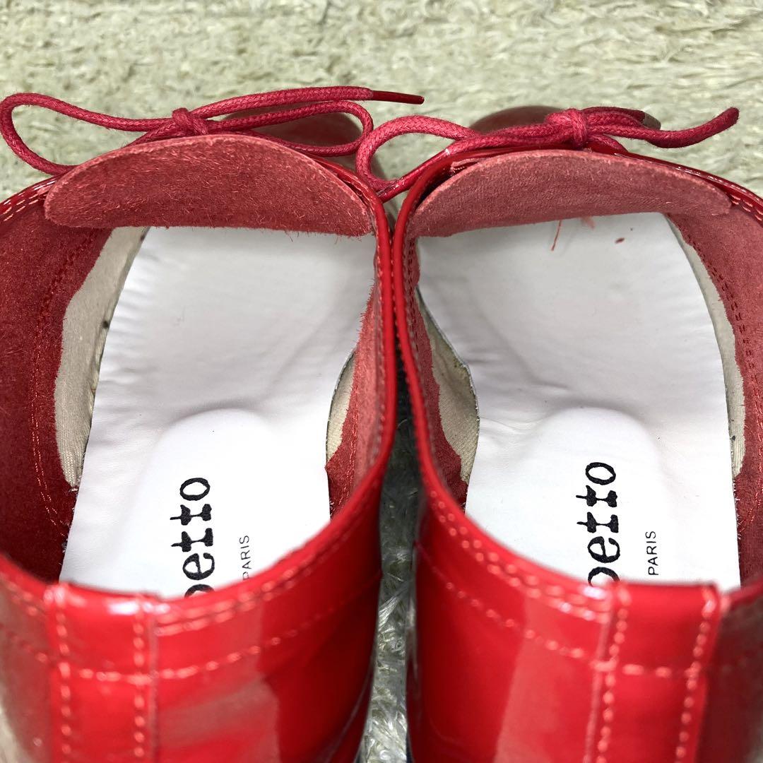 『ほぼ未使用』repetto zizi レペット　ジジ　エナメルシューズ　レット