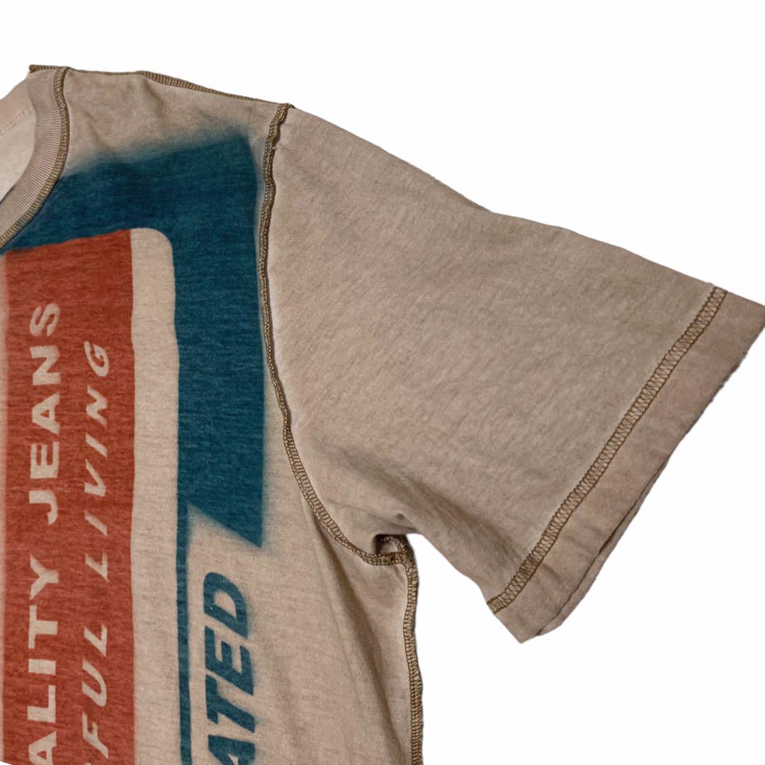 新品タグ付き【DIESEL】ジャクロンパッチ 半袖プリントTシャツ