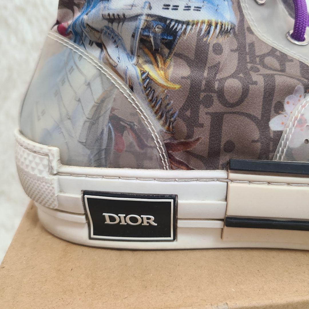 美品 DIOR スニーカー ダイナソー トロッター ハイカット空山基 サイズ42