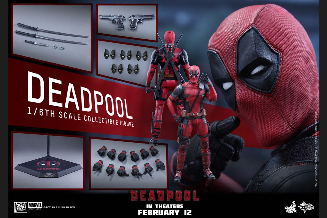 HOTTOYS デッドプール 1/6スケールフィギュアアメコミ