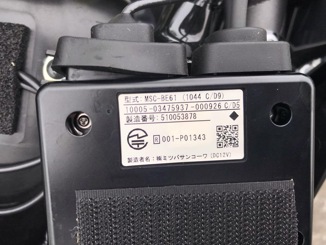 二輪車用ETC車載器　ミツバサンコーワ MSC-BE61