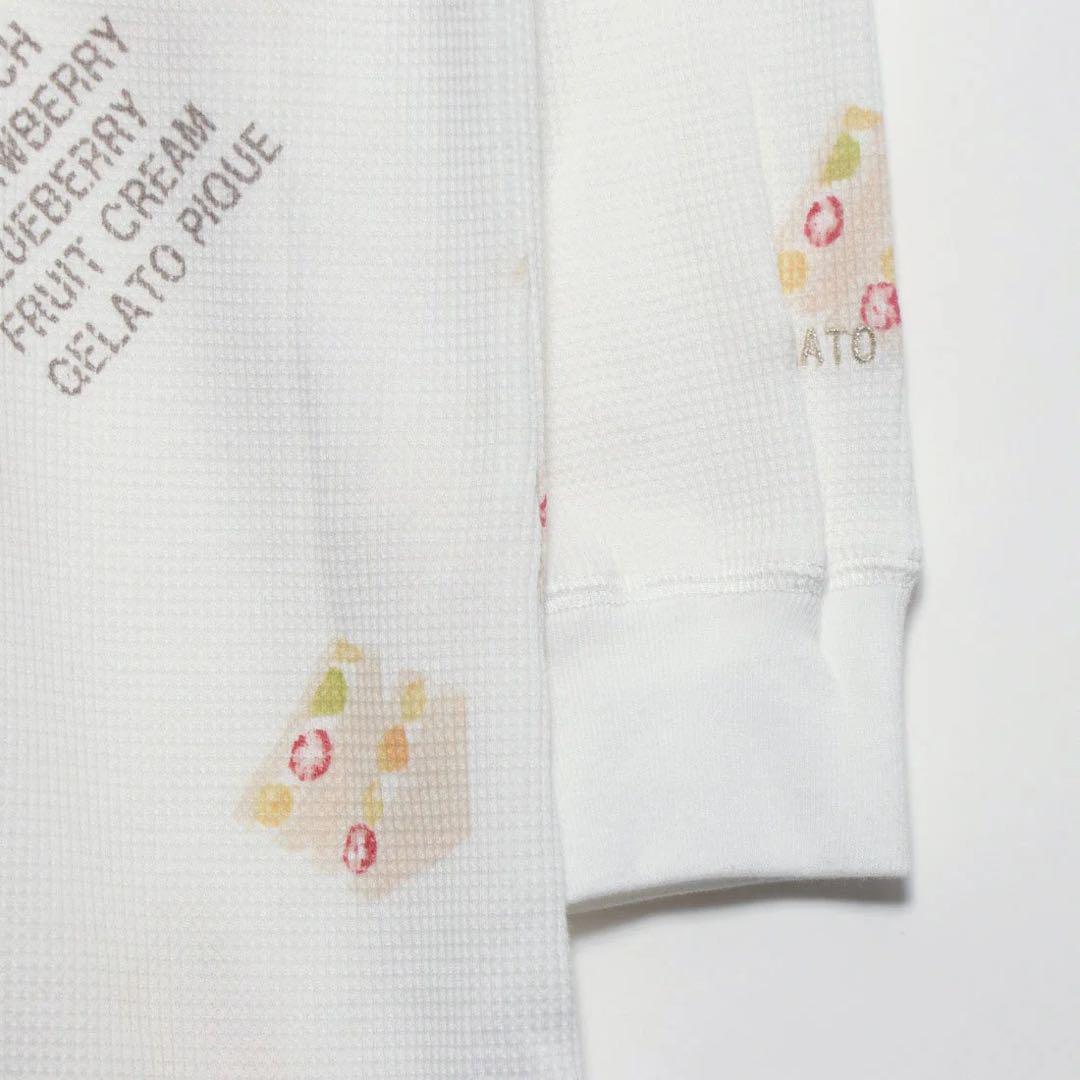 【希少】gelato piqueフルーツサンドワッフルドレス オフホワイト