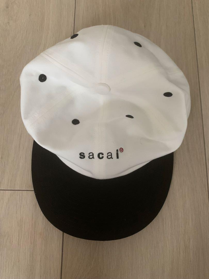 sacai WTAPS Cotton Twill Cap ホワイト/ブラック