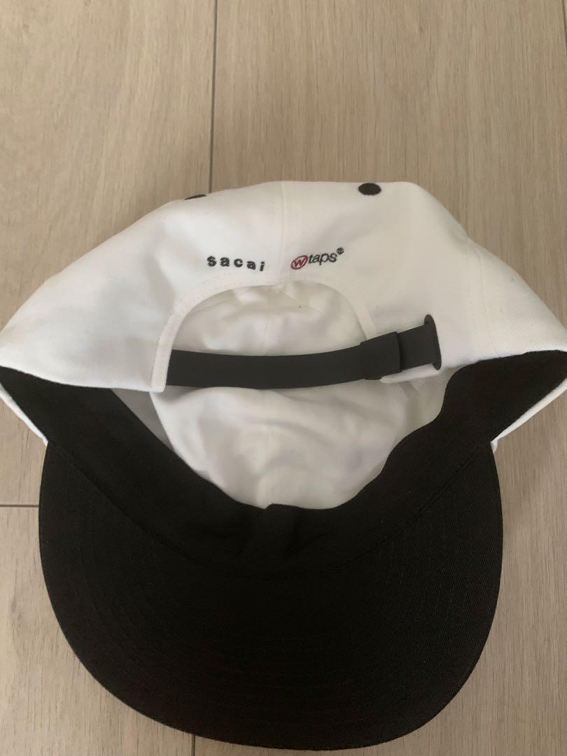sacai WTAPS Cotton Twill Cap ホワイト/ブラック