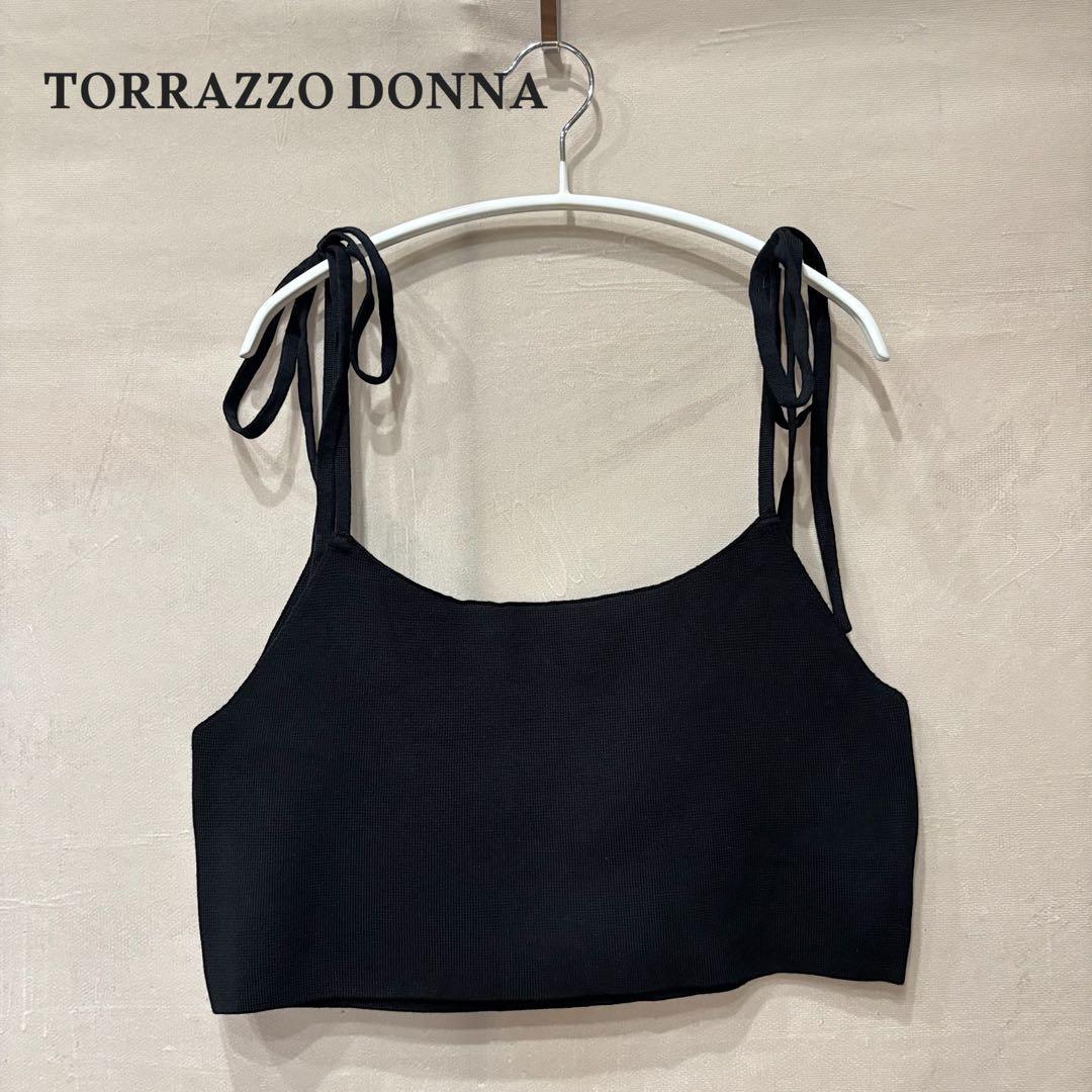 TORRAZZO DONNA トラッゾドンナ ベアトップ ビスチェ ブラック
