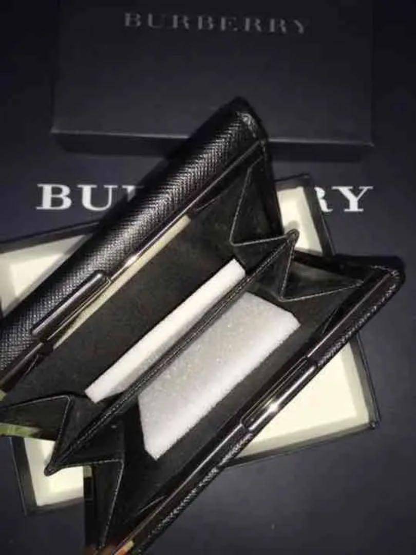 ◼️新品・未使用◼️日本製牛革 バーバリー Burberry がま口