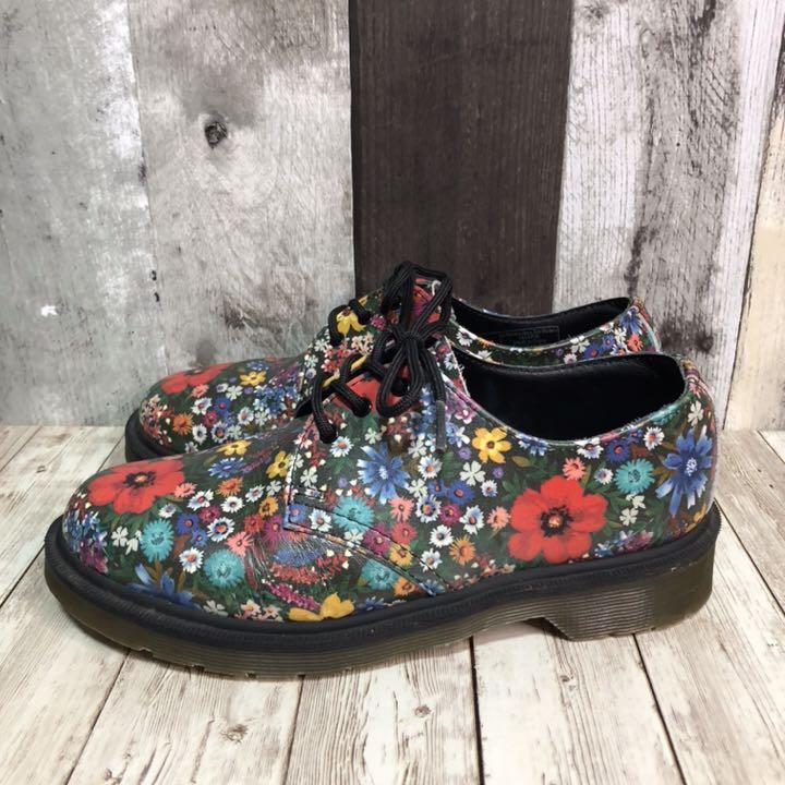 NEW低価 Dr.Martens ドクターマーチン 花柄 ブーツ オックスフォード HAmnJ-m49247980548 通販高評価