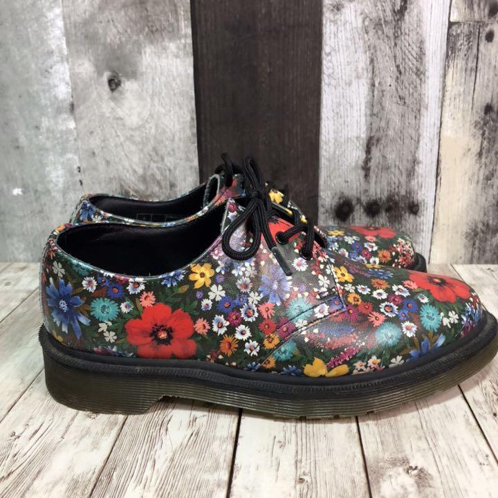 NEW低価 Dr.Martens ドクターマーチン 花柄 ブーツ オックスフォード HAmnJ-m49247980548 通販高評価