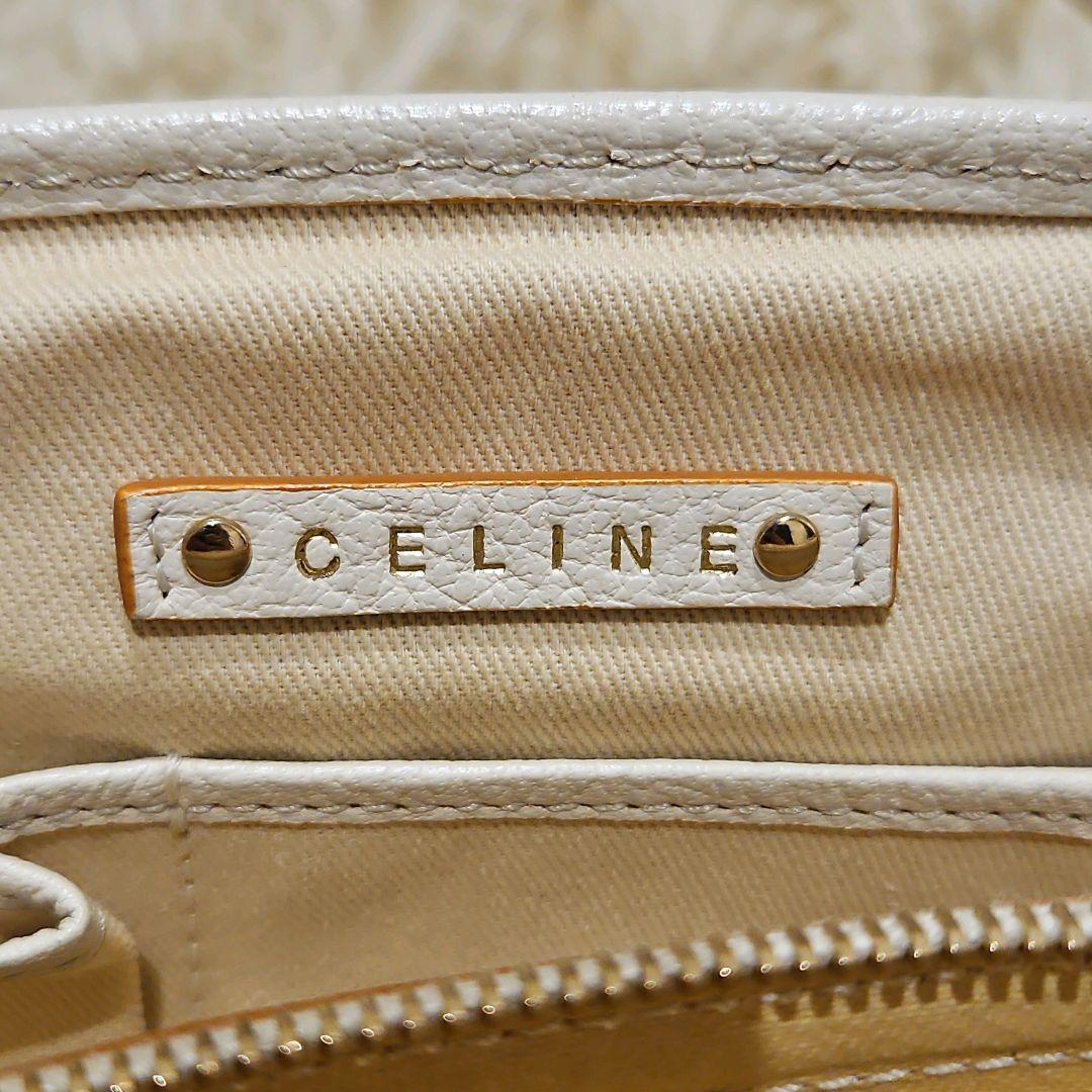 セリーヌ キャンバスレザー ブギーバッグ CELINE セリーヌ ハンドバッグ ブギーバッグ キャンバス/レザー