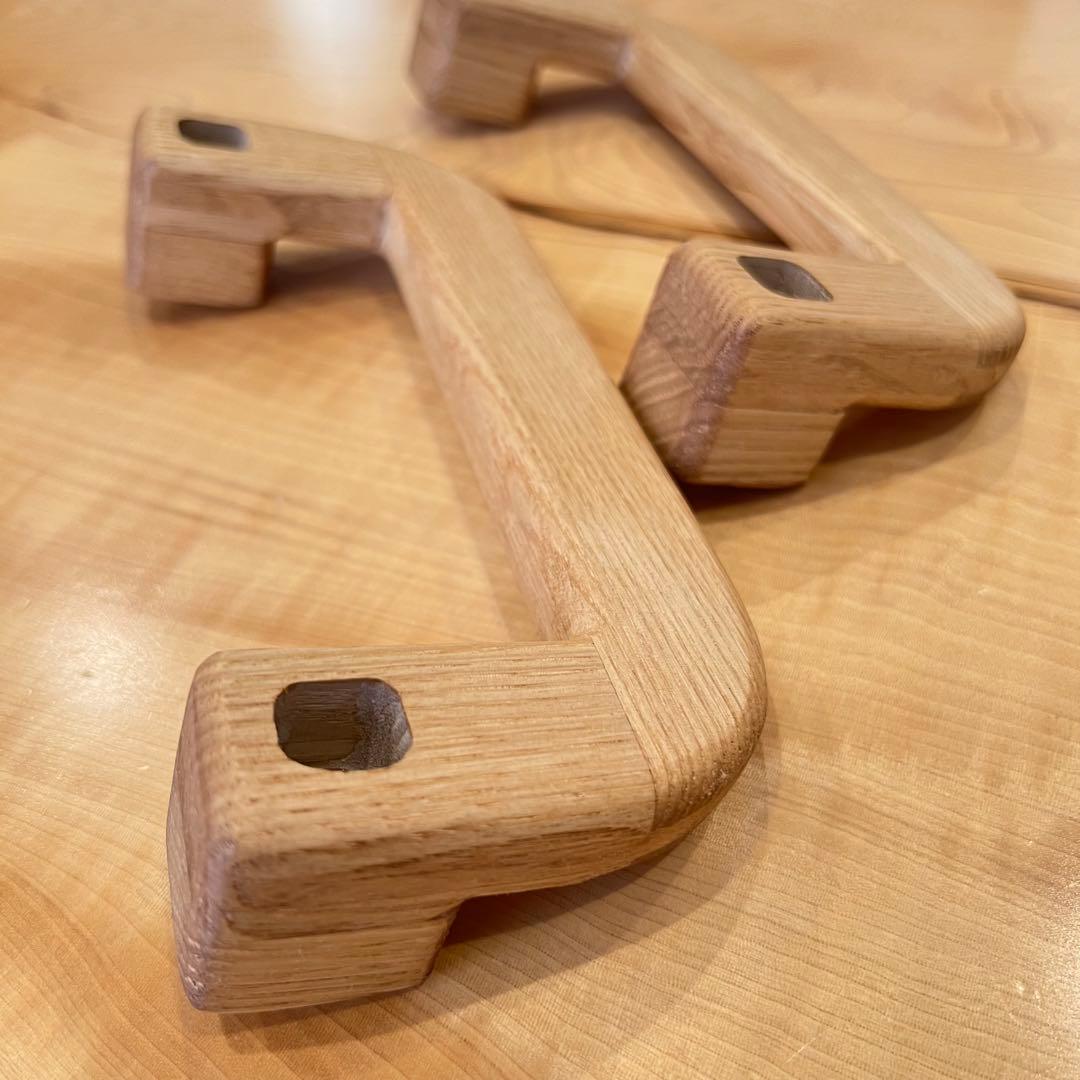 木製アシストグリップ3個(チェスナット) ハイエース用 木製アシストグリップ3個(チェスナット) ハイエース用