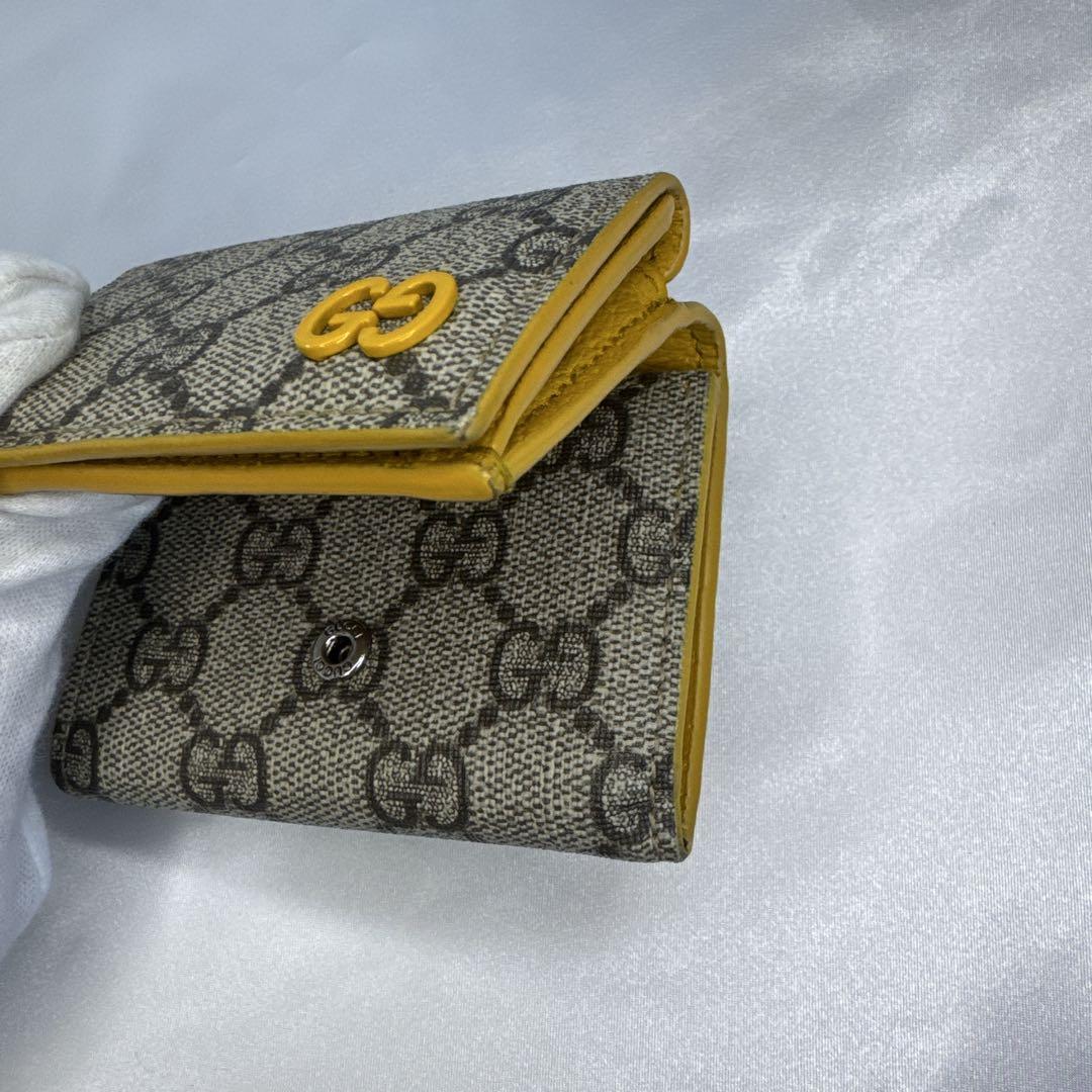 半額ストア GUCCI GGパターン 三つ折り財布 グッチ - メルカリ 小物