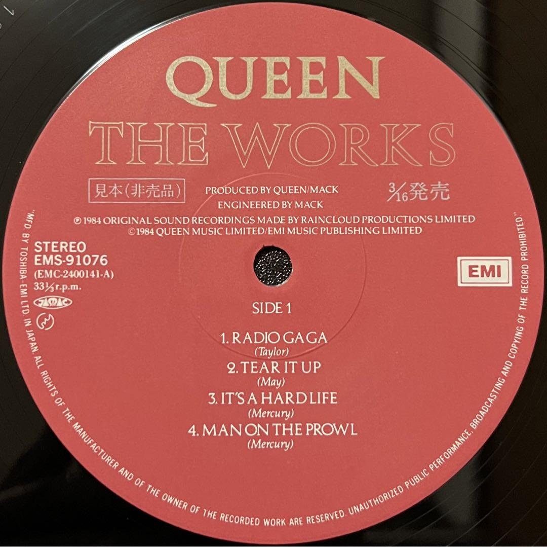 LP】Queen / The Works 見本盤 レコード