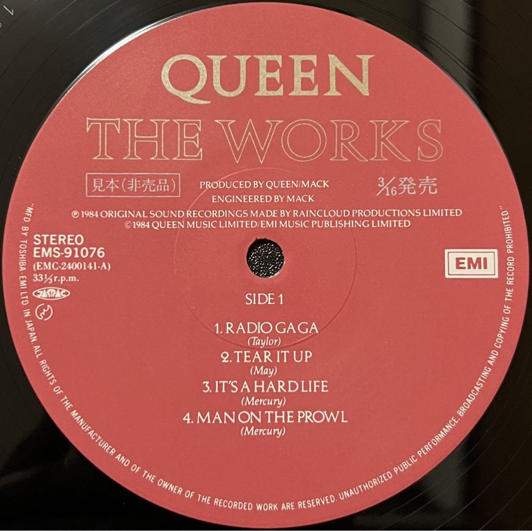 【好評にて期間延長】 【LP】Queen / The Works 見本盤