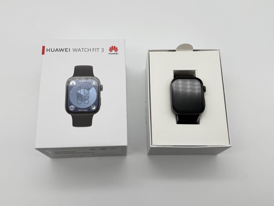 HUAWEI WATCH FIT 3 ブラック 本体