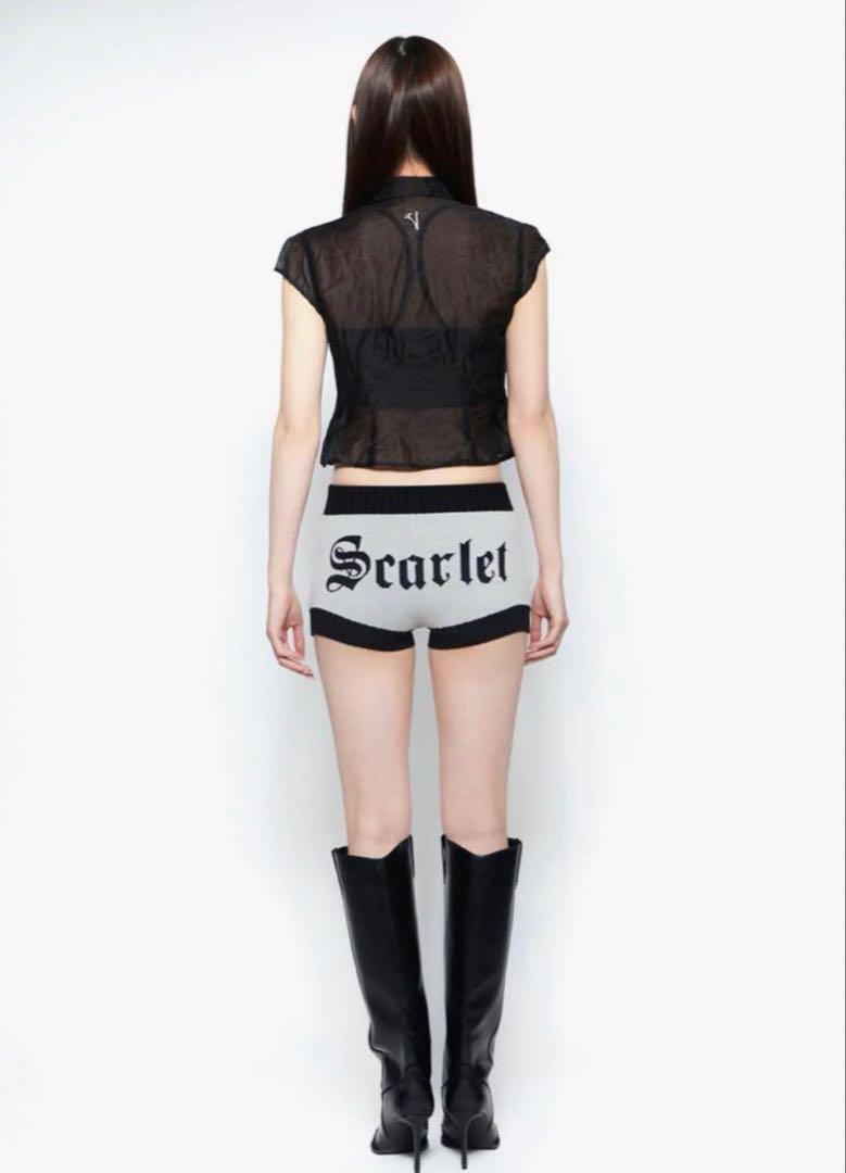 theredthread S logo knit pants micro