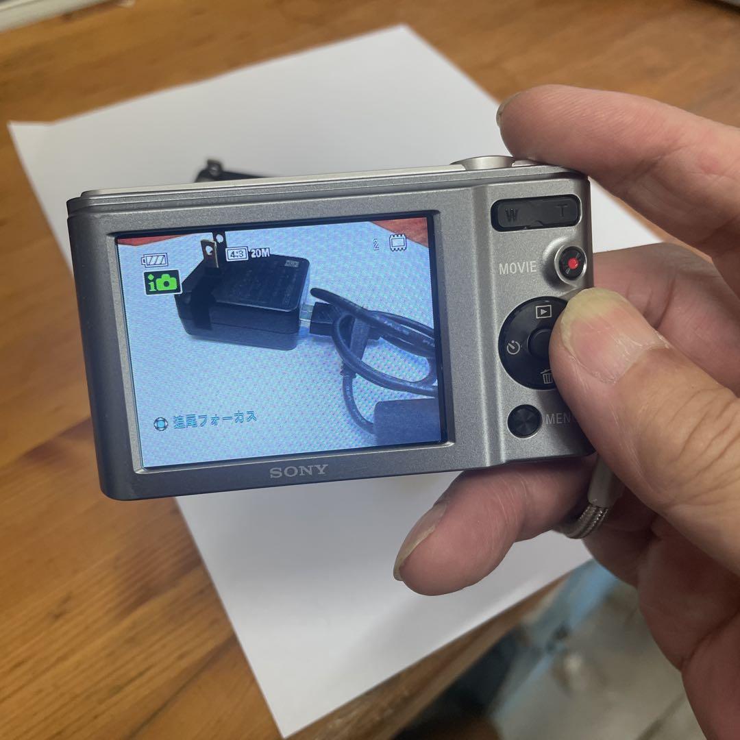 SONY Cyber-shot コンパクトデジタルカメラ シルバー