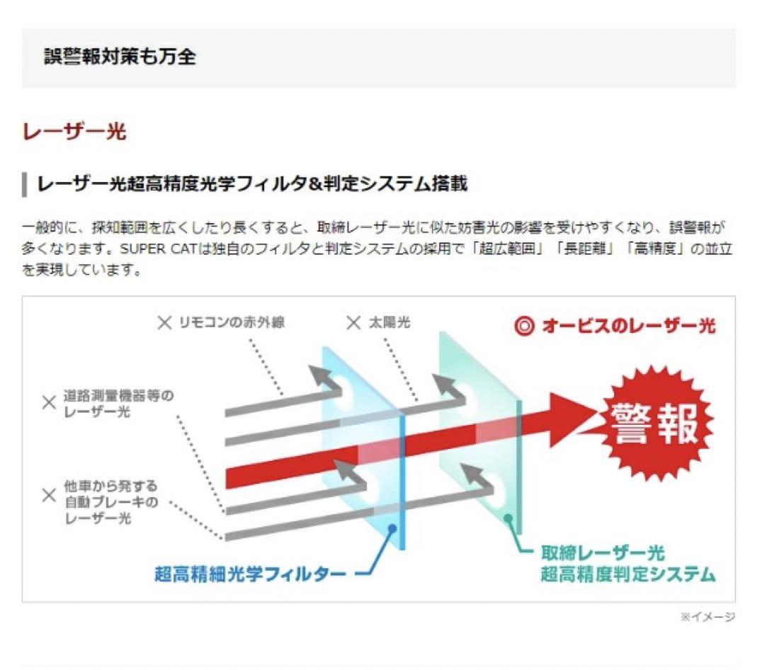 ユピテル SUPER CAT GPS&レーダー探知機 GS303L