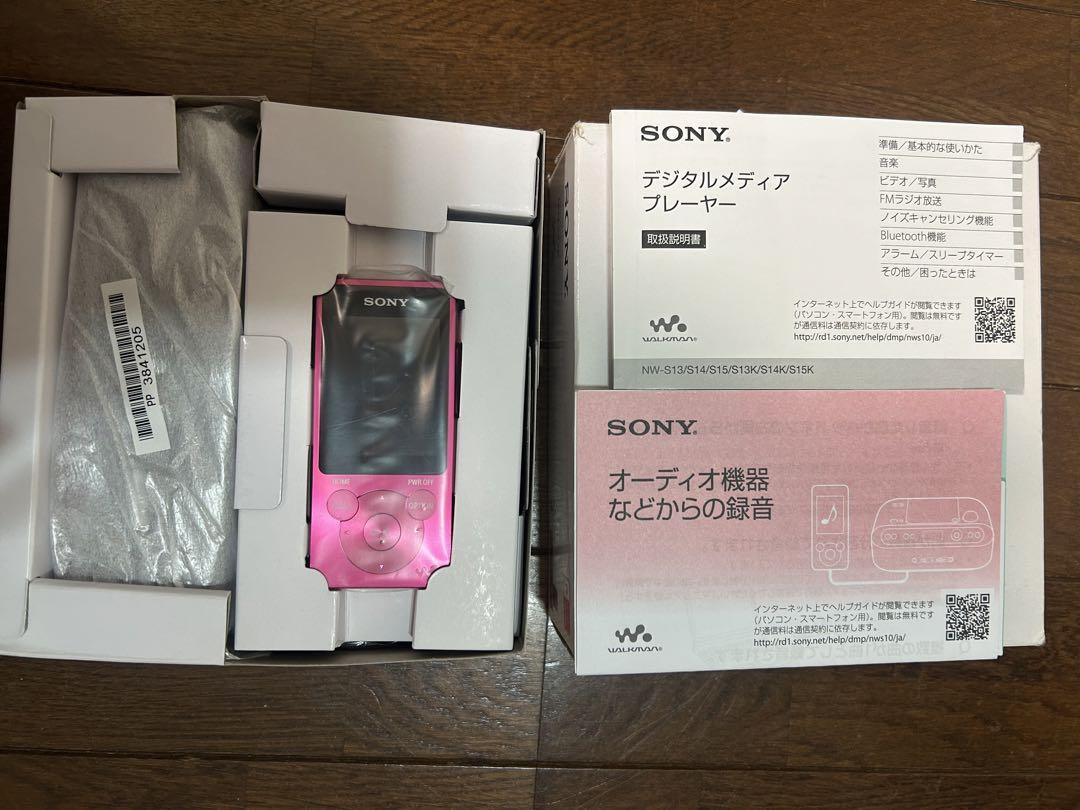 新品未使用　SONYウォークマン　NW-S13K ピンク 値下げ SONY ウォークマン NW-S13K ピンク4GB - メルカリ
