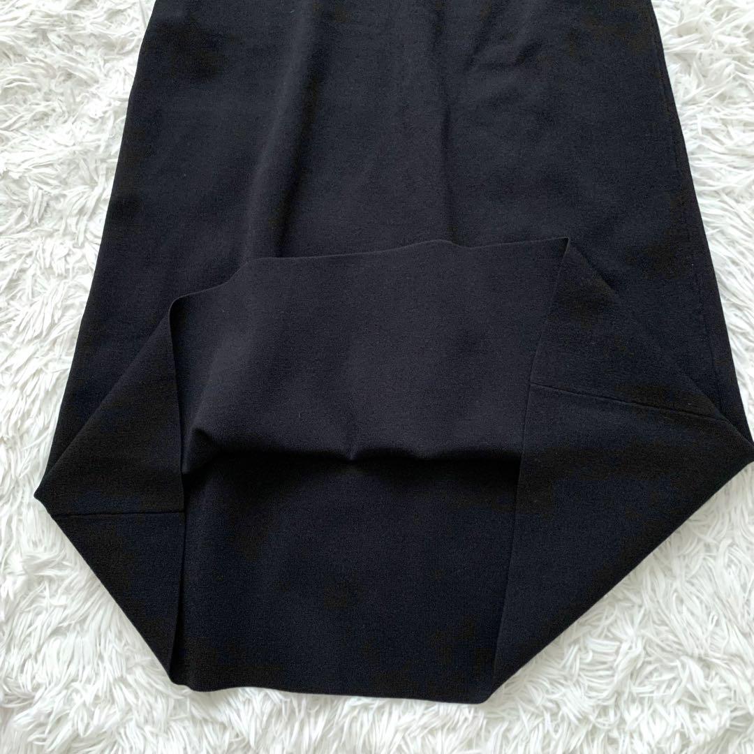 【極美品】アナイ レーヨンポリエステルドッキングワンピース ブラック S