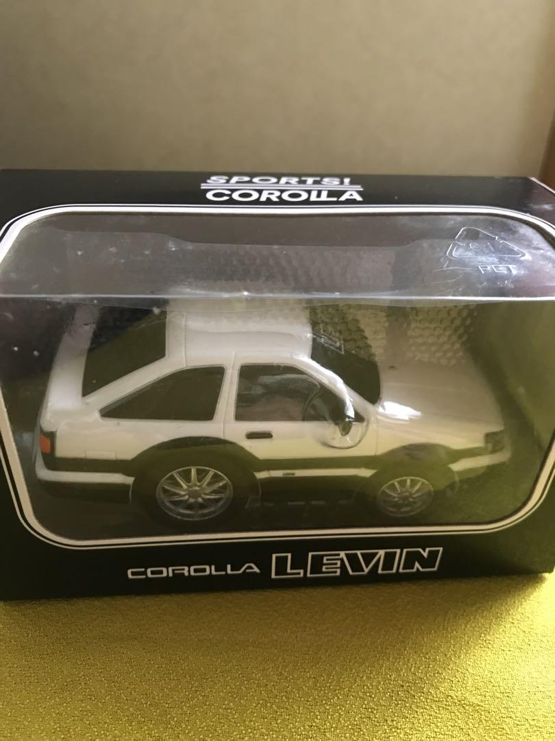 トヨタ　カローラレビンAE86ミニカー　50周年記念品　トヨタ自動車販促品