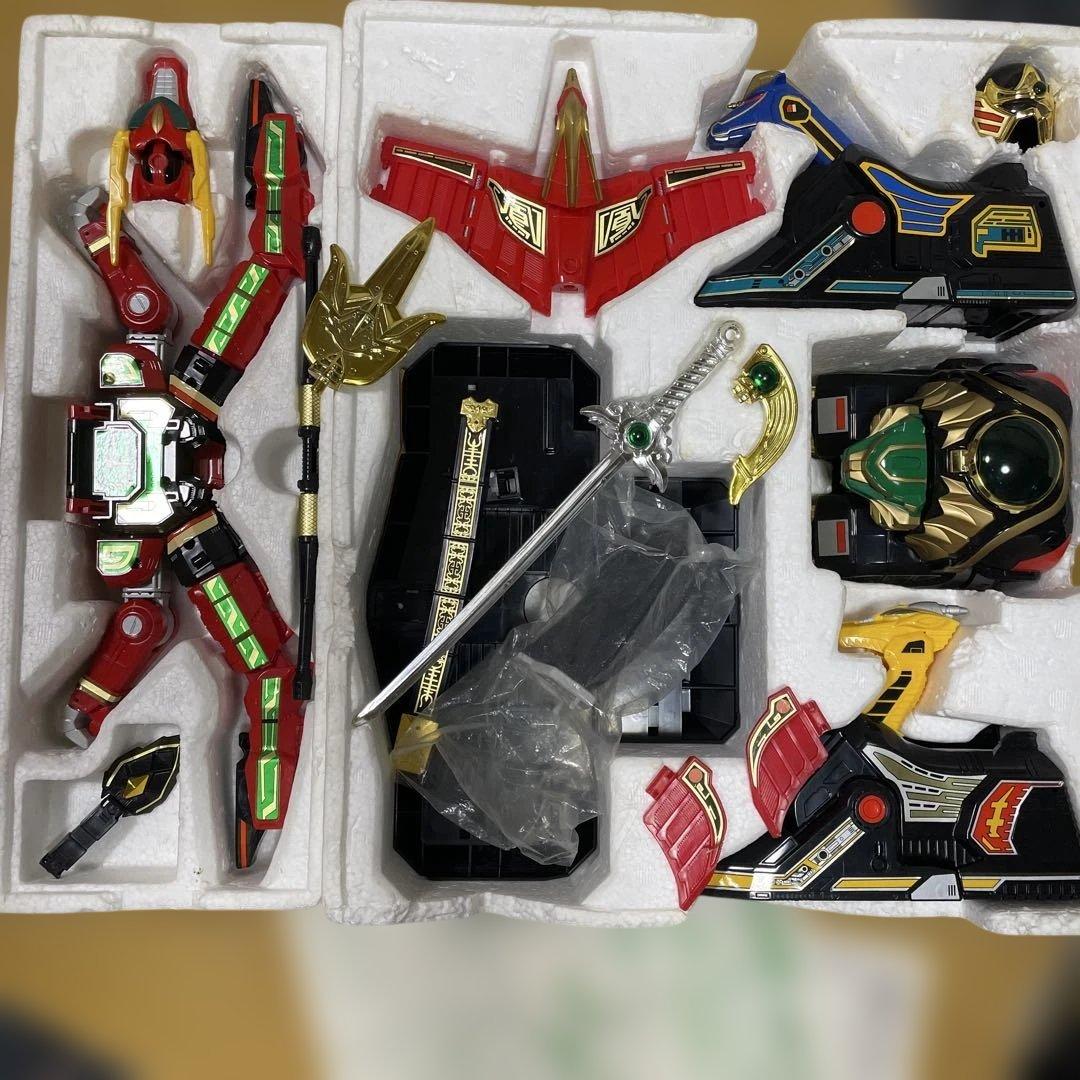 五星戦隊ダイレンジャー 五星合体 DX 大連王 DX龍星王 DX天空気殿BANDAI