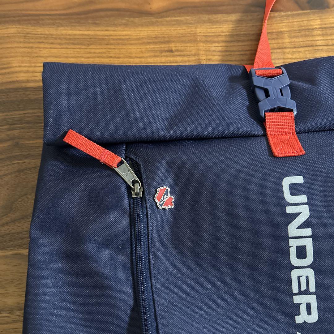 UNDER ARMOUR⭐︎ロールトランスサックパック　FCいわき　ネイビー