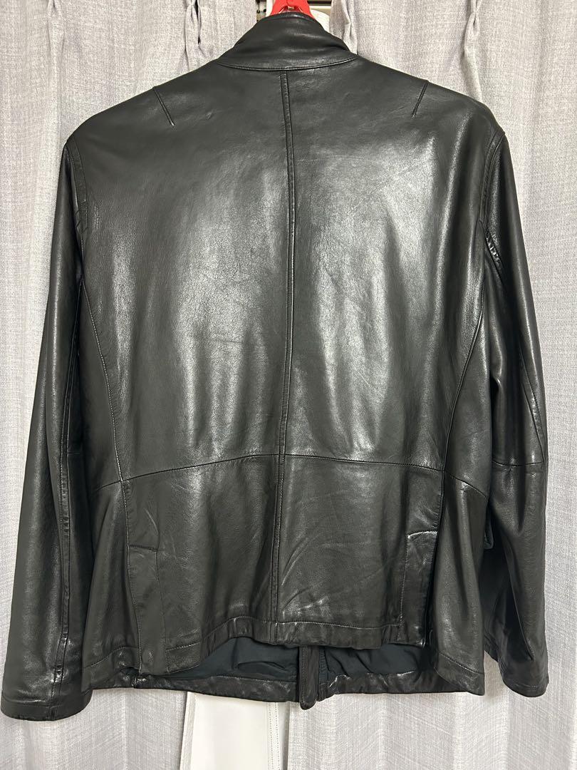 Fu17 古着90sオールドバナナリパブリック黒レザージャケット Fu17 古着90sオールドバナナリパブリック黒レザージャケット