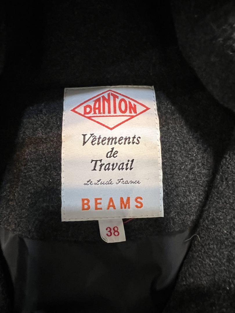 ダントン　DAMTOM×BEAMS 38 ブラック(ダークグレー寄り)