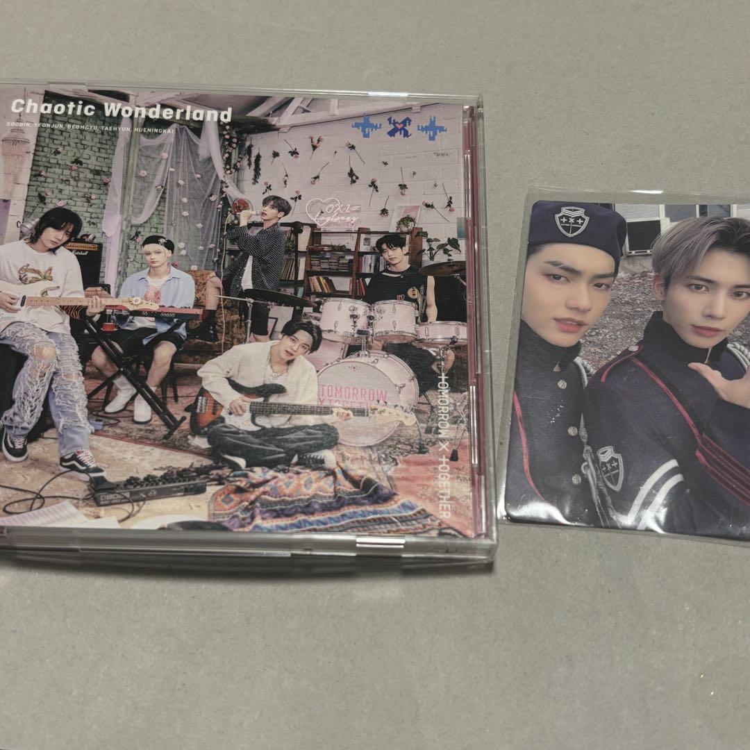 スビンChaotic Wonderland weverse盤 トレカ TXT Chaotic Wonderland weverse shop Japan Official Photocard