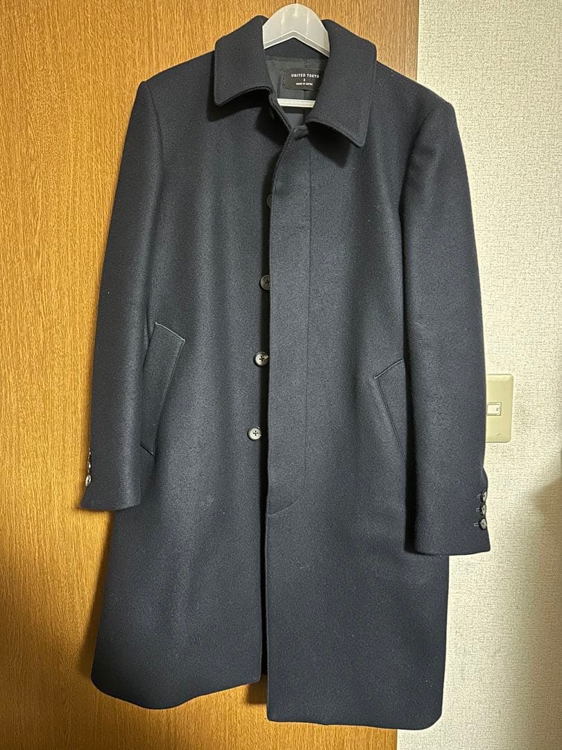 Super110’sメルトンステンカラーコート UNITED TOKYO Super110\u0027sメルトンステンカラーコート 超撥水スーパー