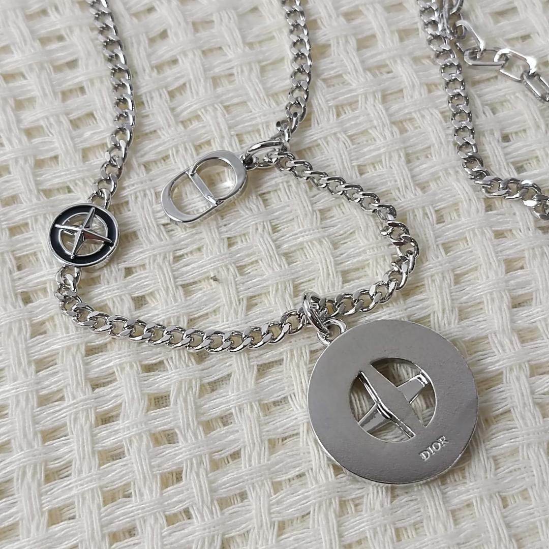 DIOR AND STONE ISLAND ペンダントネックレス