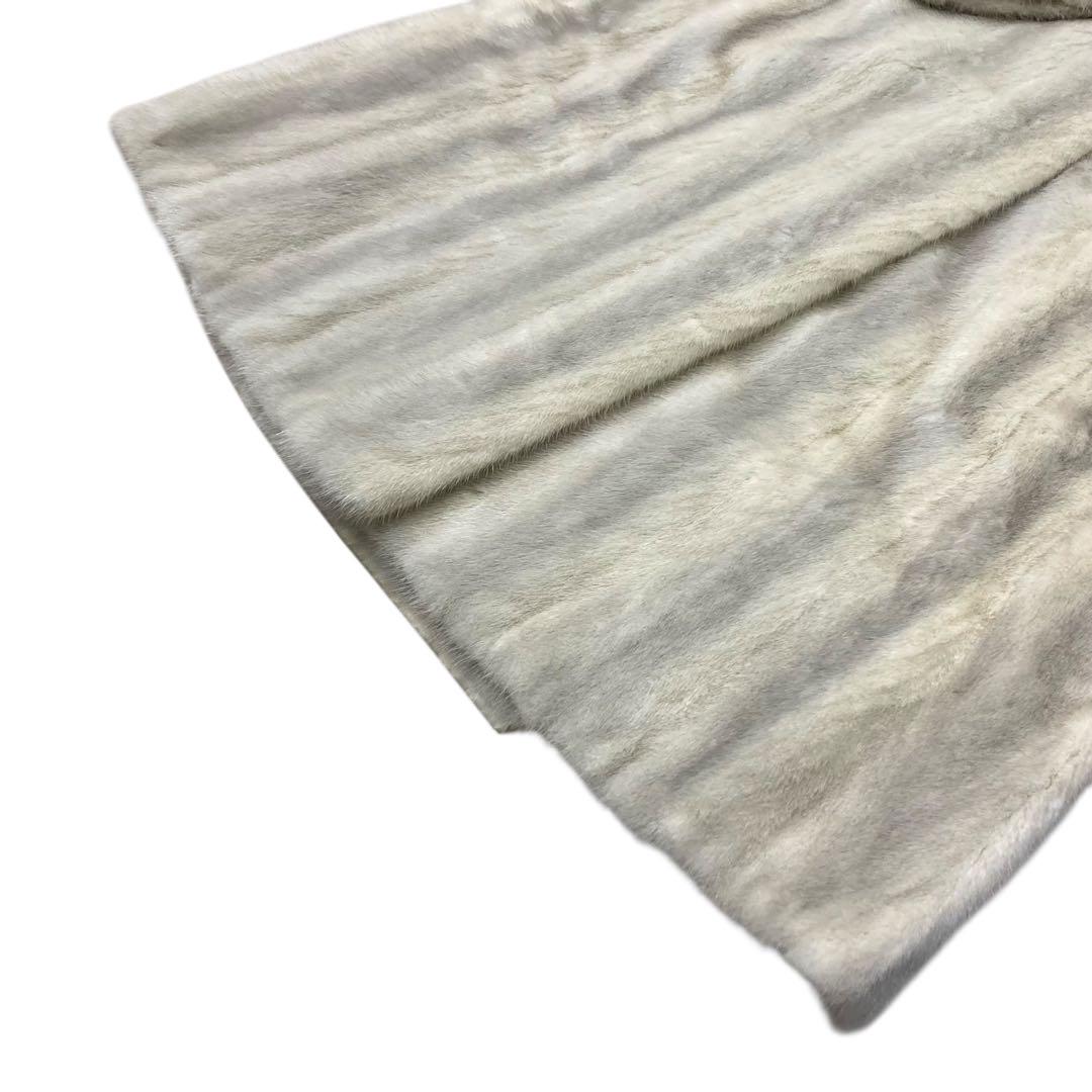 着丈115cm✨　サファイヤミンク　ロングコート　本毛皮　リアルファー　アウター