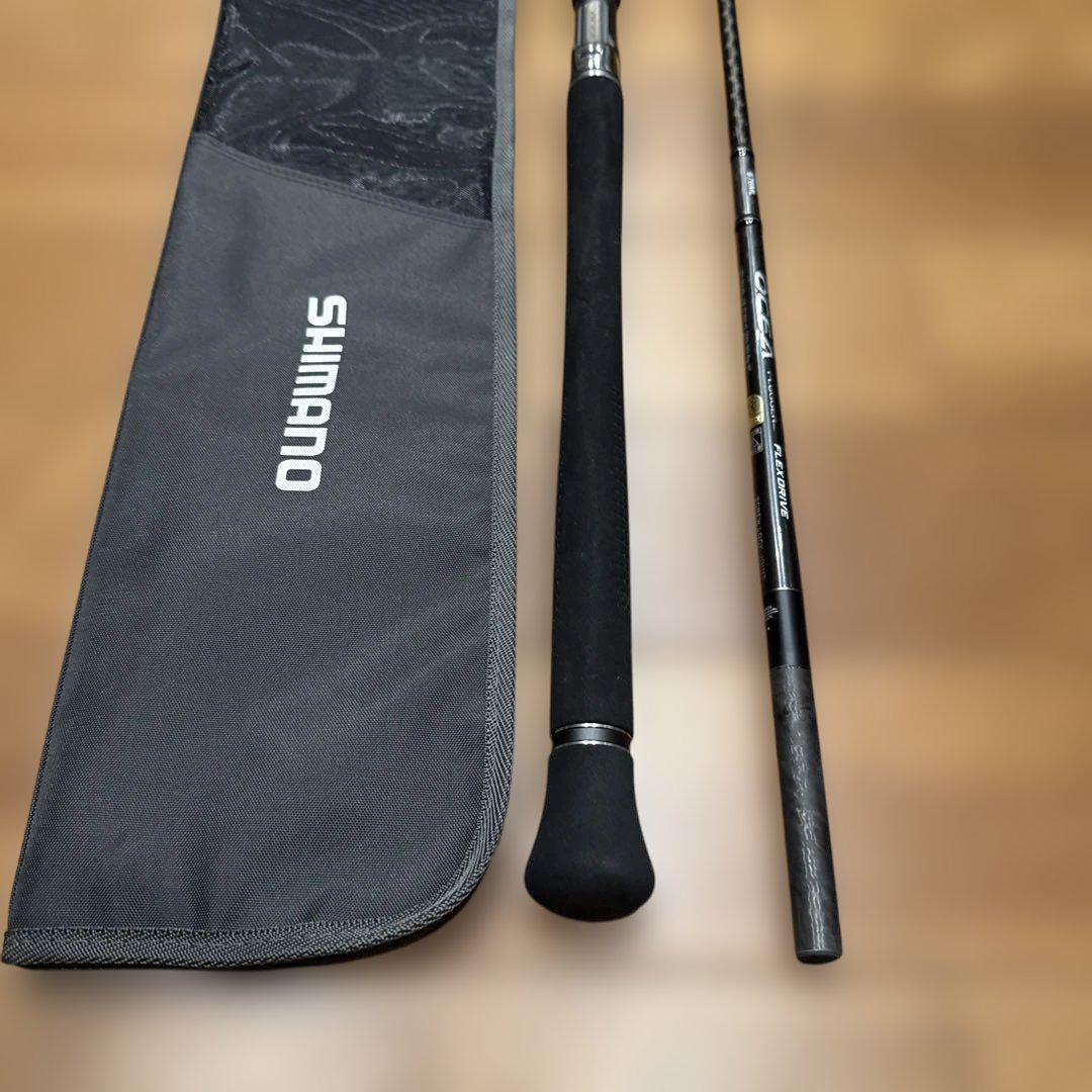 シマノ オシアプラッガー フレックスドライブ S76ML 美品