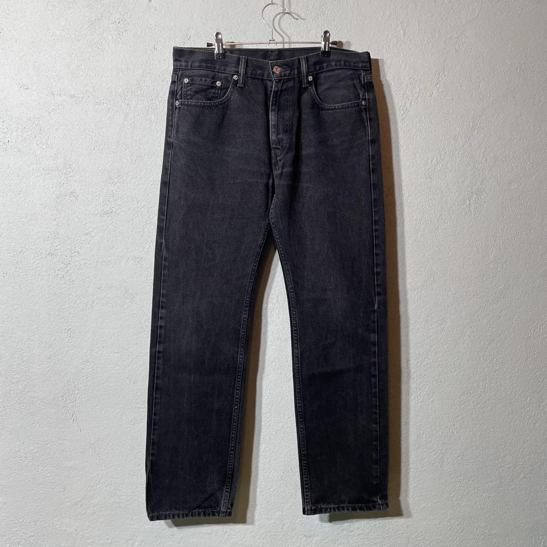 00s Levi’s505 リーバイス　ブラックデニム　ジーンズ　w33