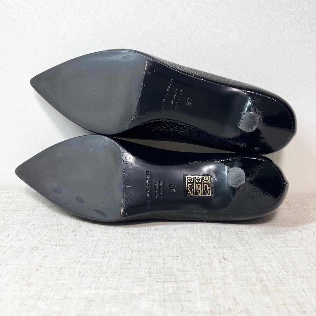 未使用級★FABIO RUSCONI 定番 パンプス ポインテッドトゥ 24cm 未使用級★FABIO RUSCONI 定番 パンプス ポインテッドトゥ 24cm