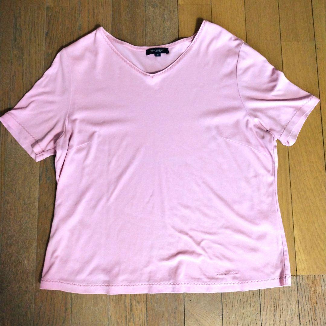 BURBERRY 半袖Tシャツ ピンク F 三陽商会 - メルカリ