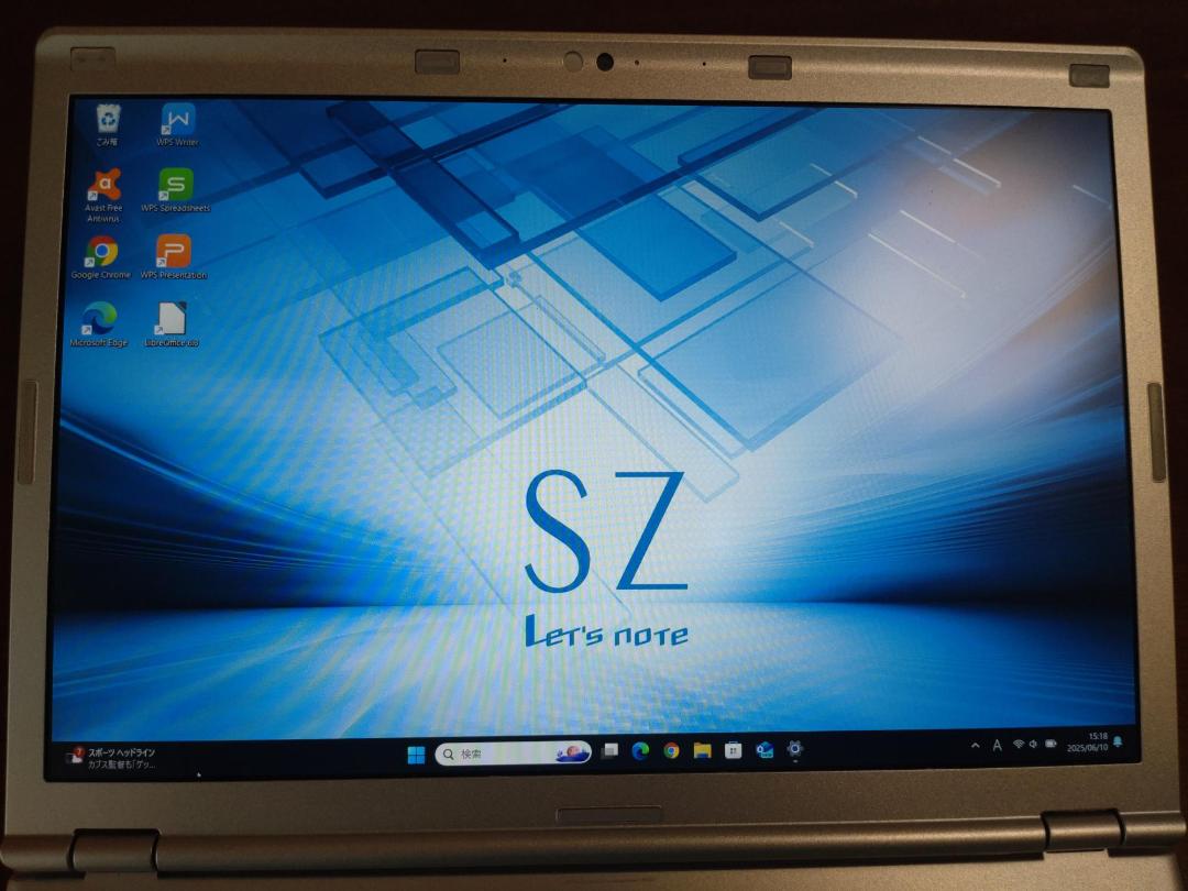 バッテリー良好　Panasonic Let's note CF-SZ5