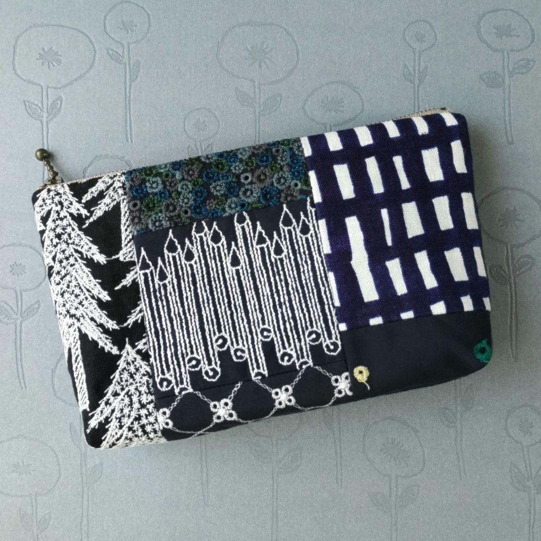 mina perhonen ミナぺルホネン campagne pouch 小 -tambourine-