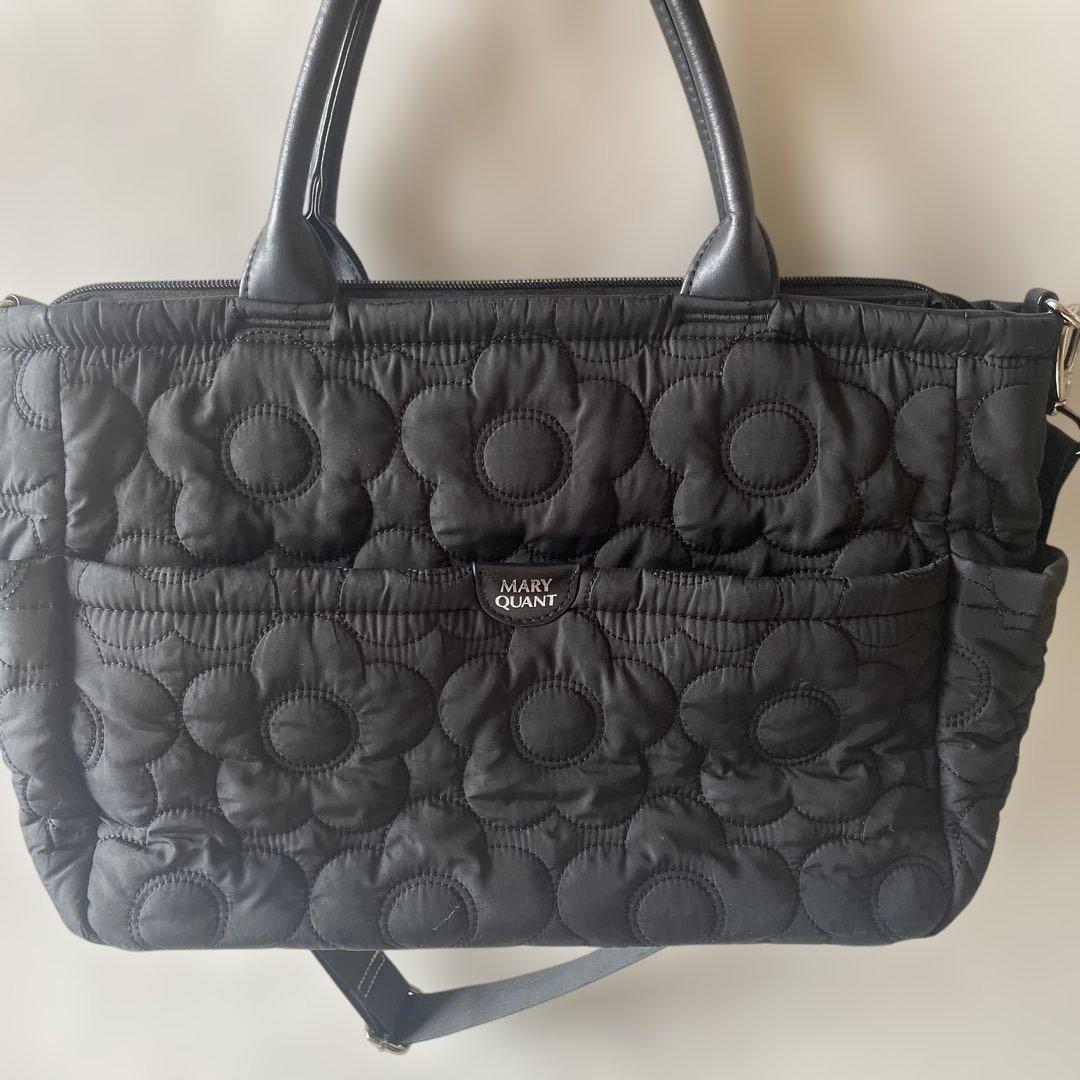 MARY QUANT ♡ ブラック トートバッグ - メルカリ