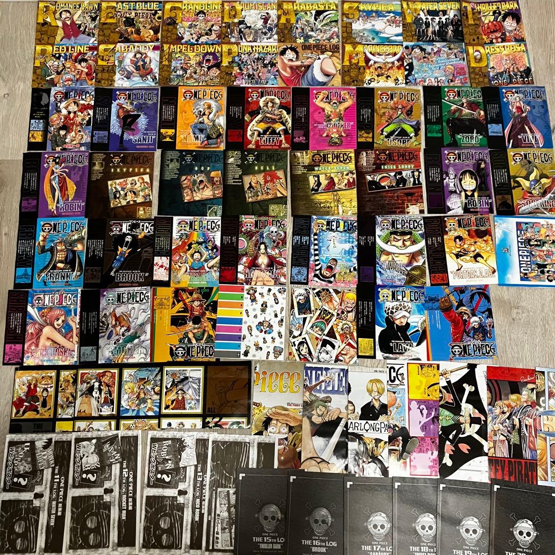 ワンピース 総集編 1 28巻 ブックカバー LOGシェルフマーカー 他やや傷や汚れあり