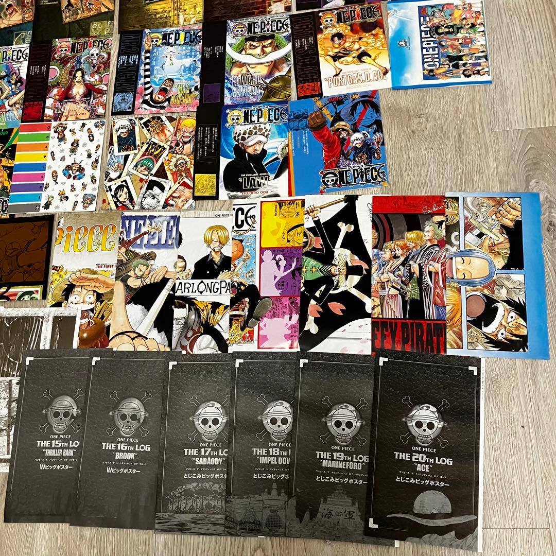 ワンピース 総集編 付録 1~28巻 ブックカバー LOGシェルフマーカー 他 ワンピース 総集編 付録 1~28巻 ブックカバー LOGシェルフマーカー 他