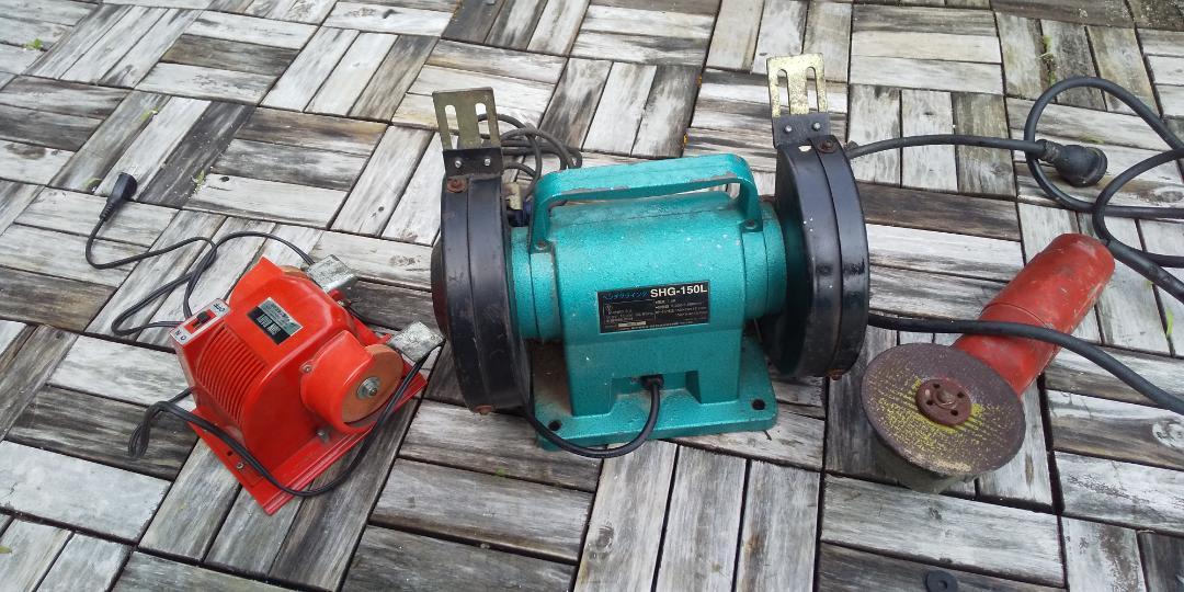 3点セット　150㎜ベンチグラインダーSHG-150L　HILTI　WS-100