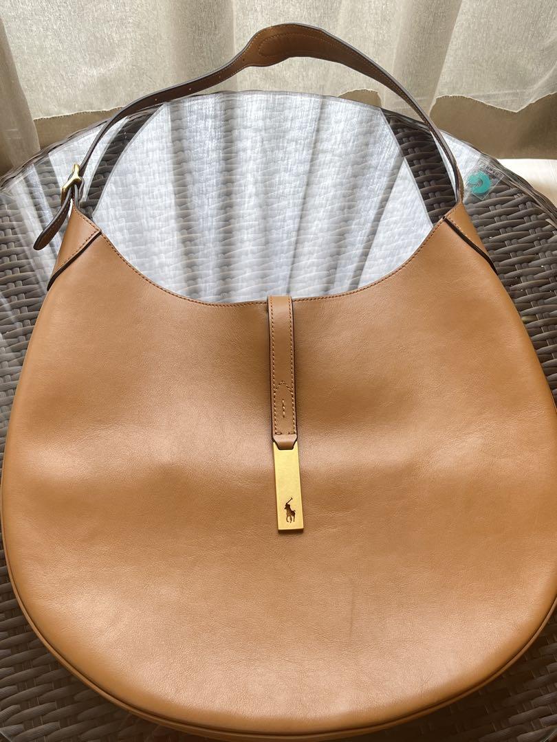 POLO RALPH LAUREN カーフスキン ショルダー バッグ