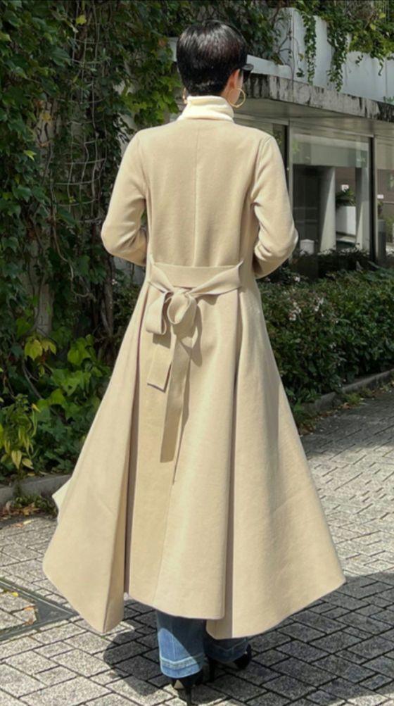 豪華 新品未使用 完売品 サイズL リバーシブル ニットコーディガン JANNE ジャケット・アウター