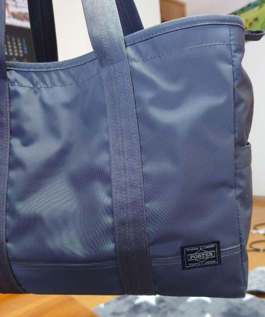 PORTER ダークグレー トートバッグ　ポケット多数