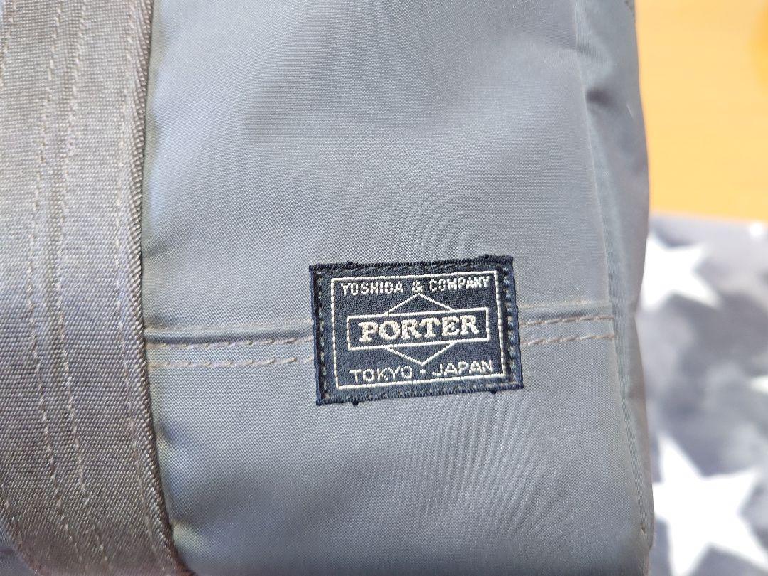 PORTER ダークグレー トートバッグ　ポケット多数